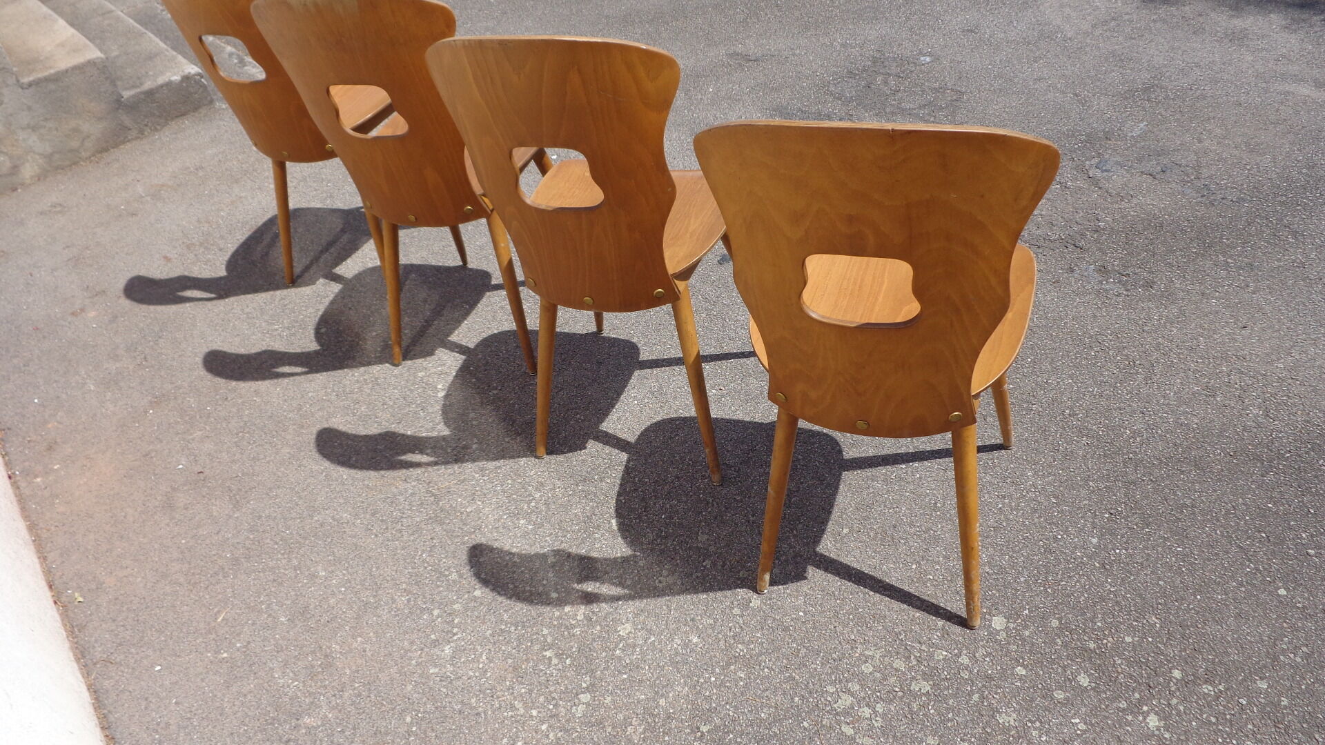 Set de chaises Baumann gentiane