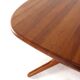 Oval 2x extendable dining table XL 'Nymindegab' - danish design vintage