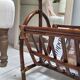 1970s rattan magazine rack