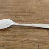 12 silver metal ice spoons, Ercuis