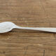 12 silver metal ice spoons, Ercuis