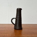 Carafe vase from German studio pottery from the mid-century by Petra, 1960s.