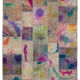 Handmade oriental 204 cm x 300 cm multicolor patchwork carpet