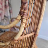Rattan carrier chair