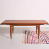 Danish vintage table Kai Kristiansen "Elevator" - convertible high table