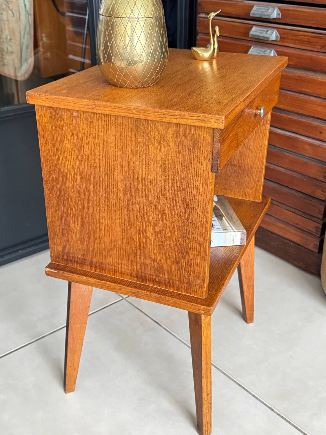 Vintage bedside table