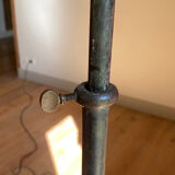 Ironwork reading floor lamp