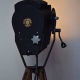 Theatre projector and wooden tripod