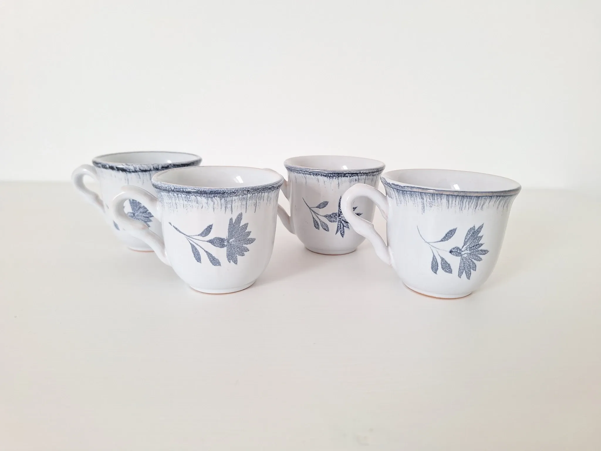 Blue coffee cup Niderviller 1970 - 1980
