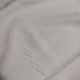 Old white linen tablecloth six day napkins and embroidery 140 X 180 cm