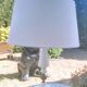 Lampe vintage en albâtre