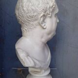 Vitellius plaster bust 60cm th mid 20th century