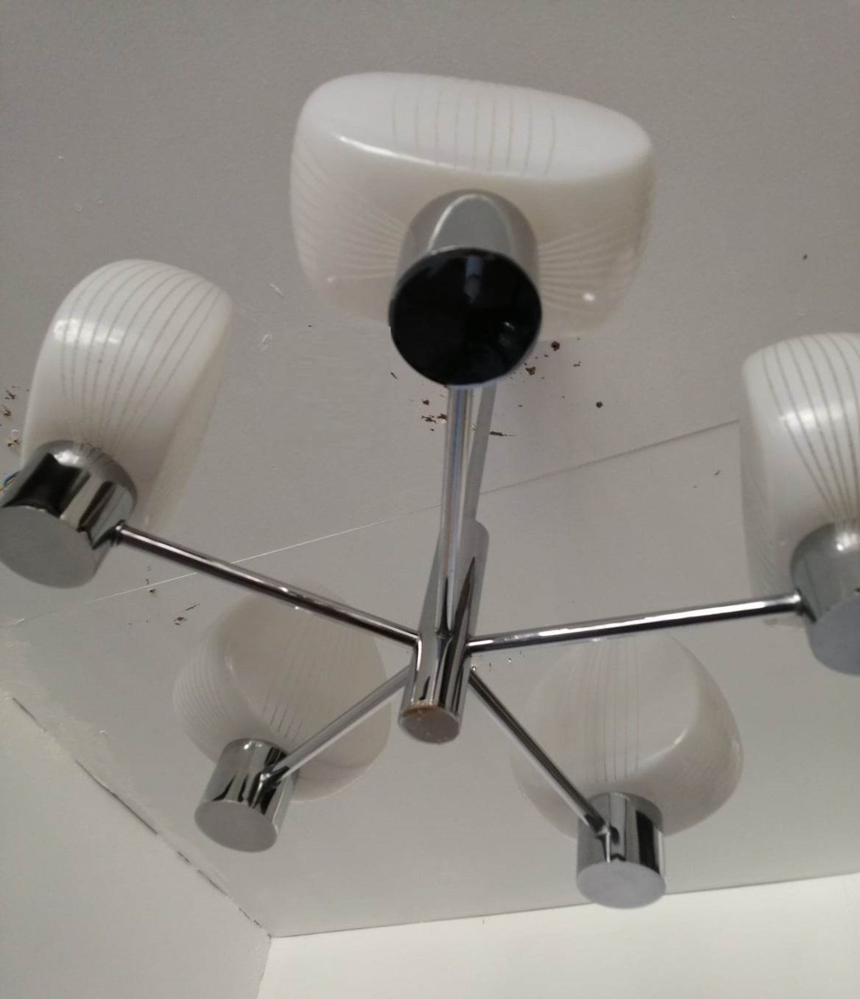 5-spoke chandelier 70s