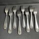 8 forks and 6 large Argental salad or dessert spoons