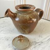 Vintage sandstone teapot 70s