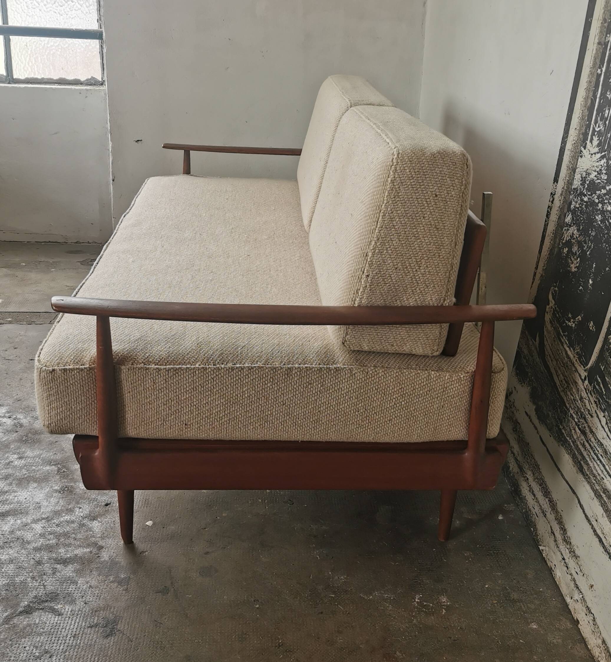 Bench, daybed knoll Antimotte vintage 60s