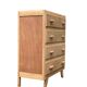 Art Deco wooden chest of drawers