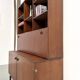 Teak and brass bookshelf designed by Peter Løvig Nielsen, CI.