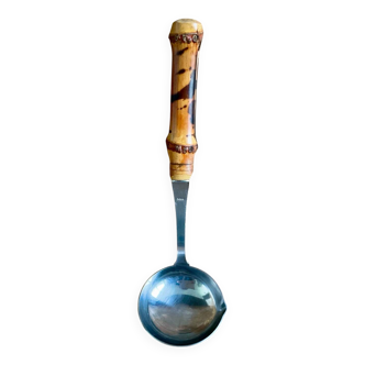 Louche inox et bambou