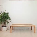 Table basse vintage en laiton