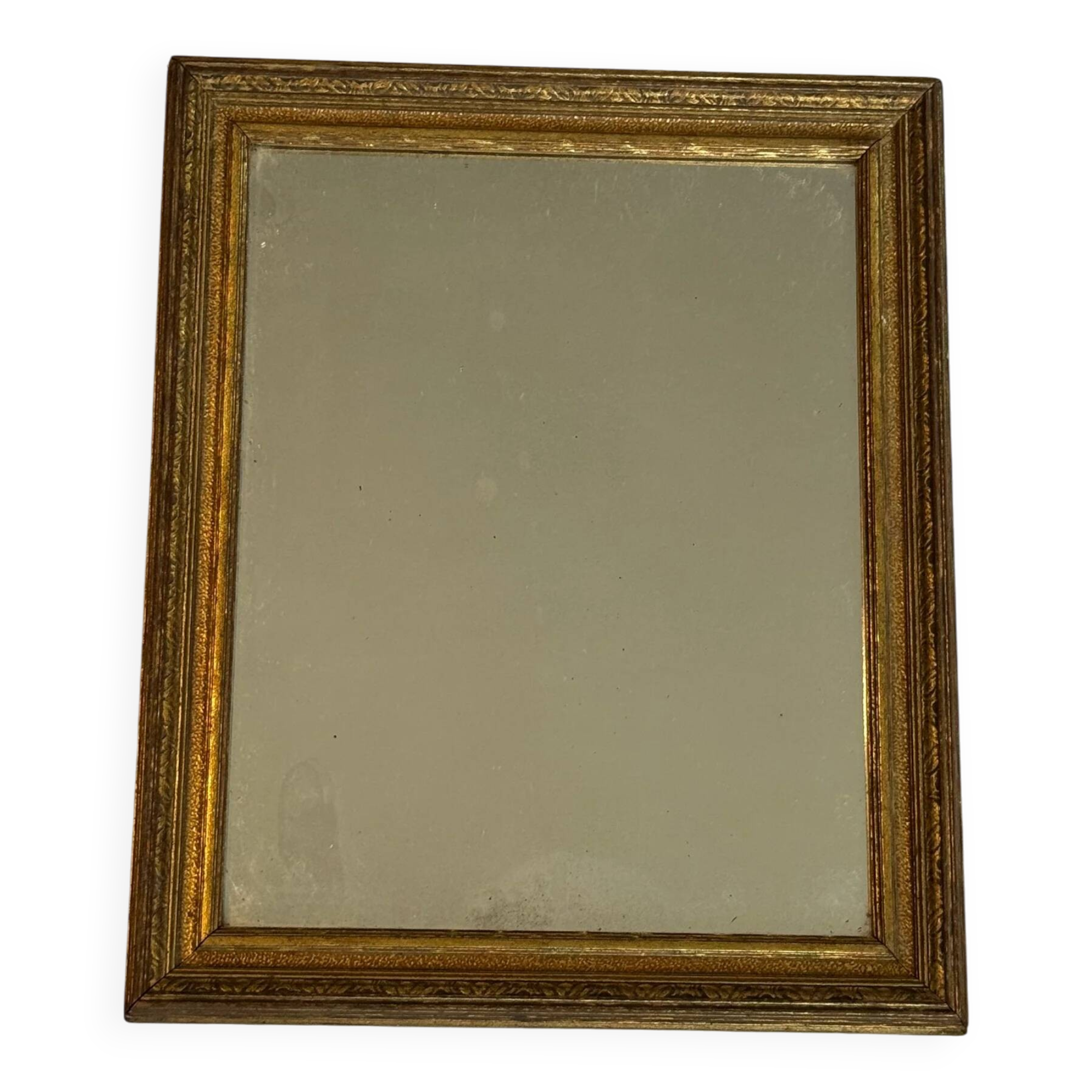 Vintage gold wooden mirror