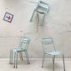 Suite de quatre chaises Tolix T2, vers 1950.