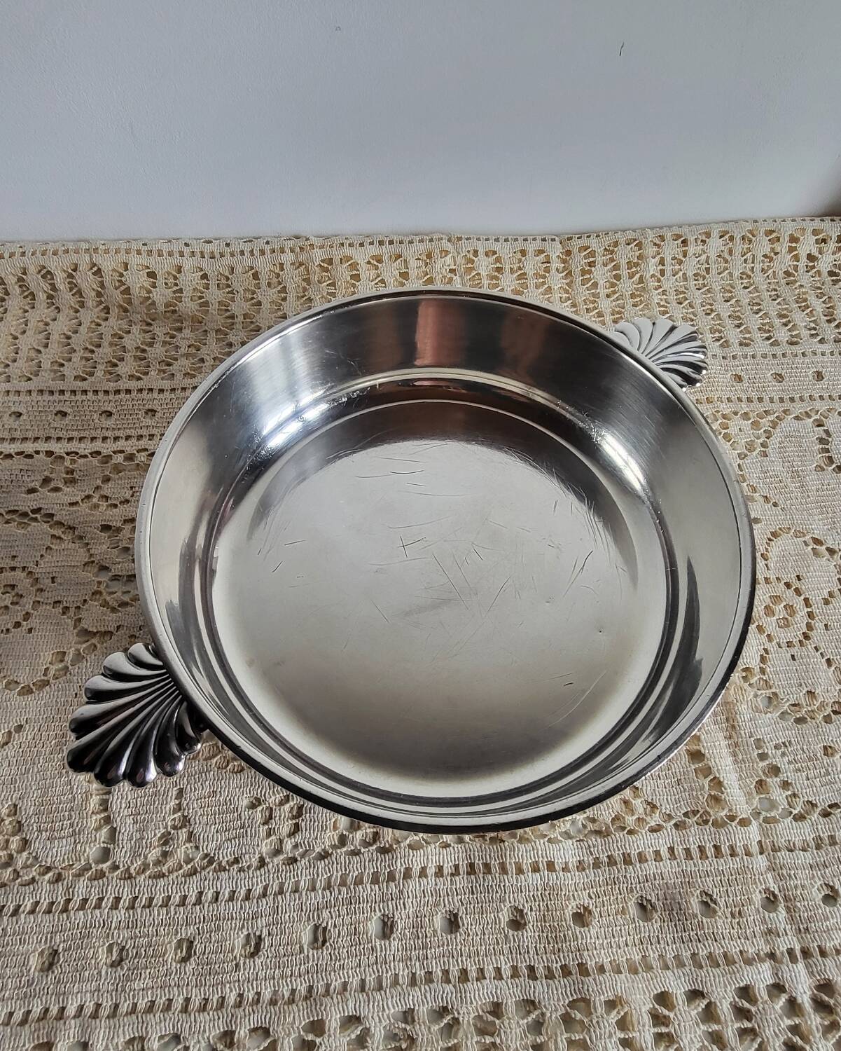 Silver-plated dish Meurgey Paris