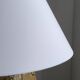 Lampe en faience vintage 1960