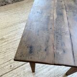 1950s oak farmhouse table with spindle legs