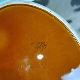 Vintage yellow enamelled rabbit terrine