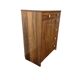 Vintage wooden drop-leaf cabinet / shoe cabinet