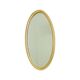 Large Oval Gold Mirror Hollywood Regency Style 70cm