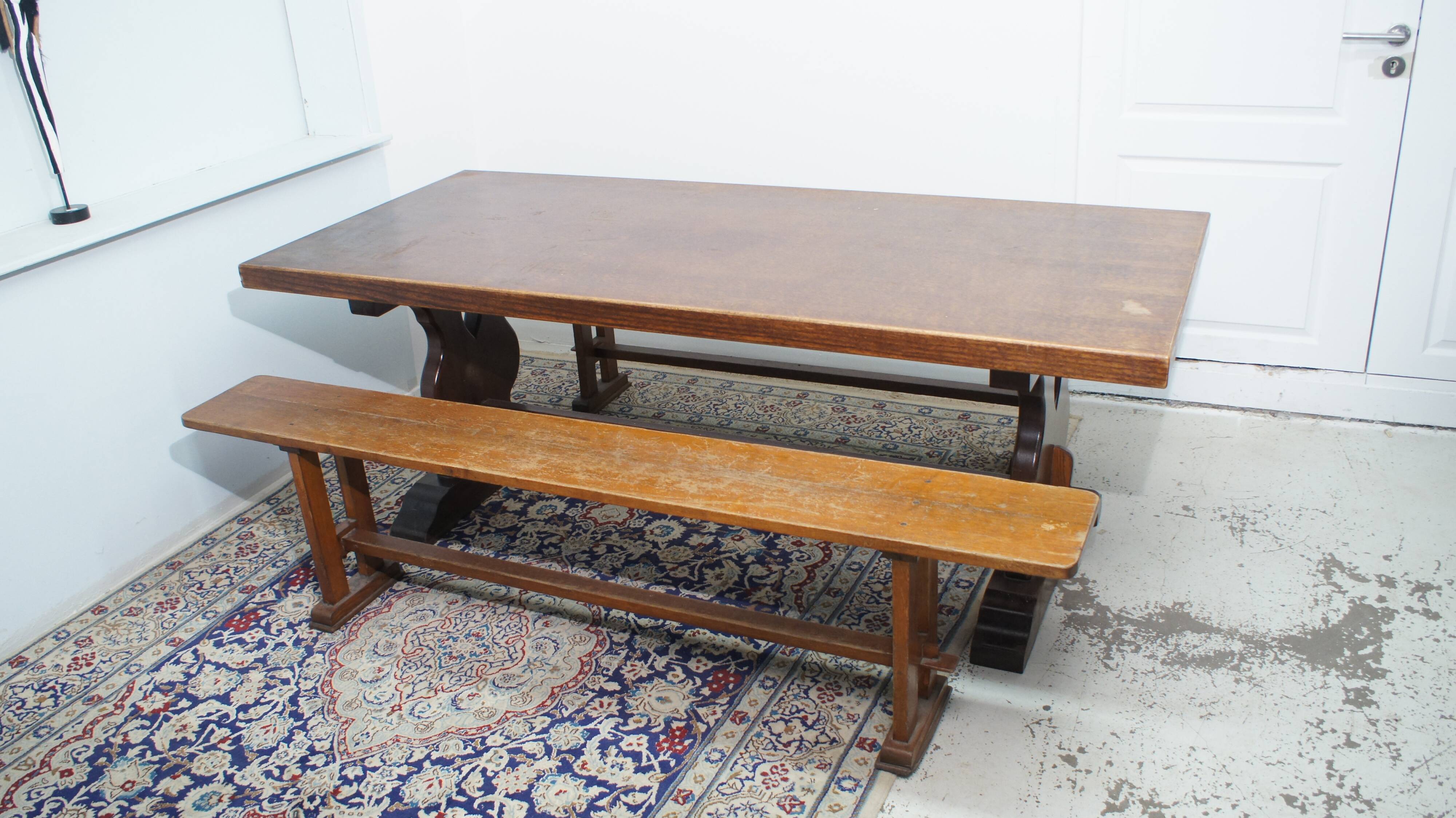 Vintage country monastery dining table