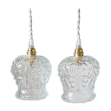 Lot de deux suspensions vintage