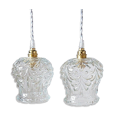 Lot de deux suspensions vintage