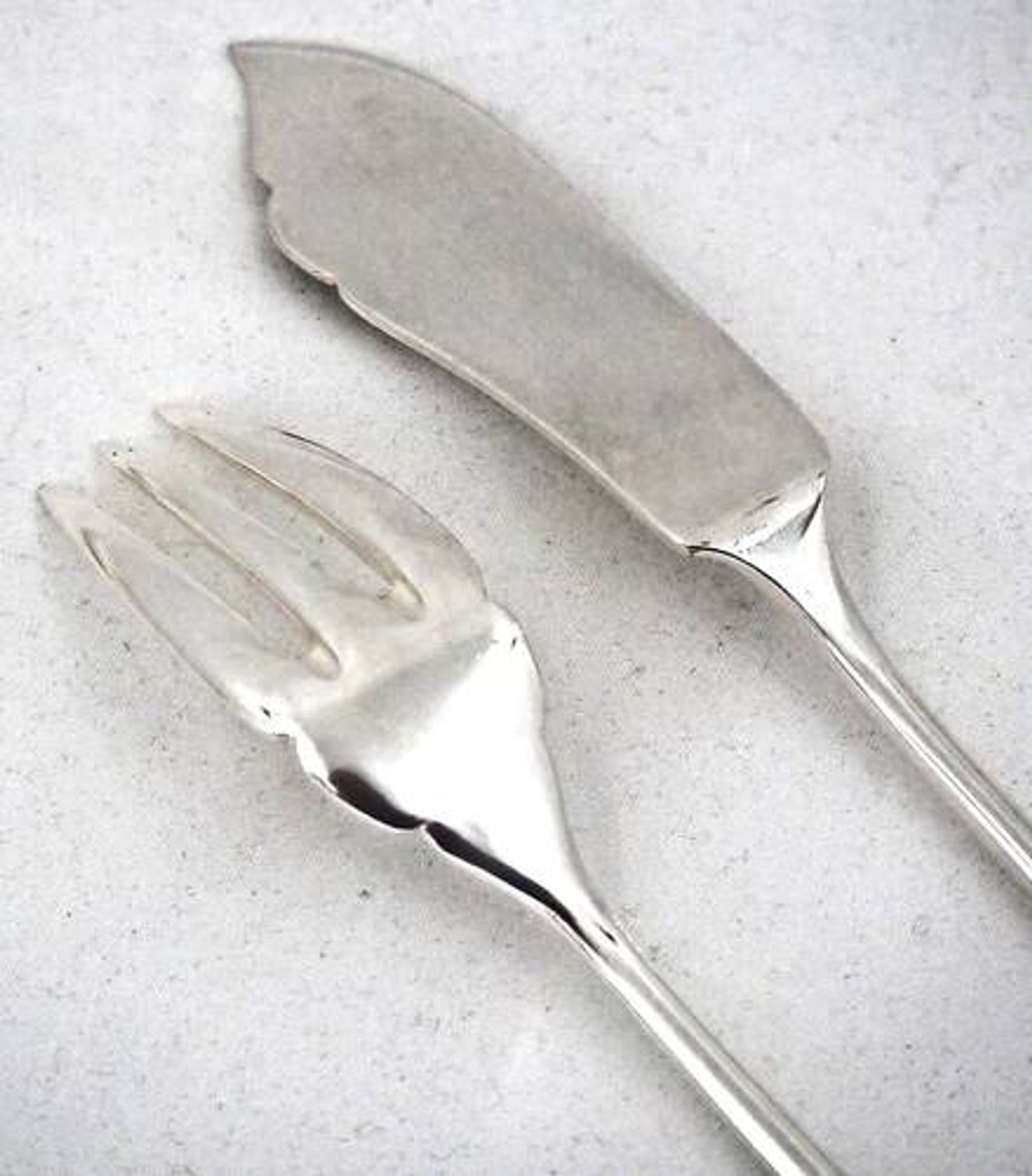 Christofle Fidélio 10 fish cutlery + serving cutlery 22 pieces silver-plated metal