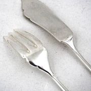 Christofle Fidélio 10 fish cutlery + serving cutlery 22 pieces silver-plated metal