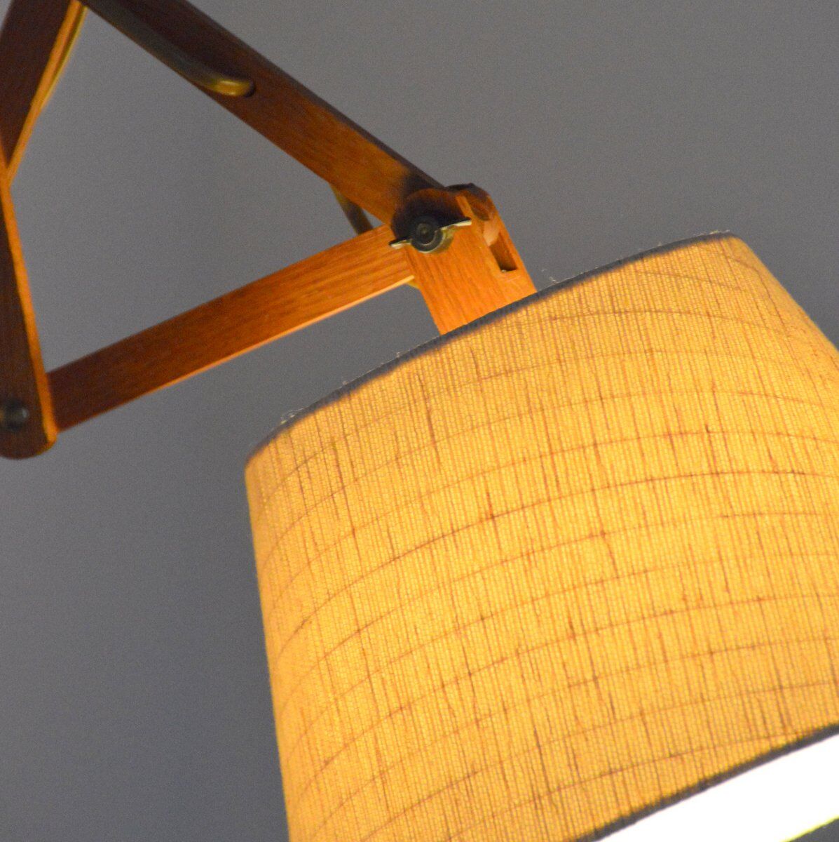 Scandinavian accordion lamp 1950s