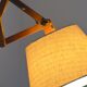 Scandinavian accordion lamp 1950s