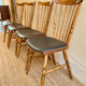 4 chairs bistro baumann tacoma boston vintage 60s