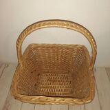 Square wicker basket