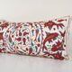 Vintage embroidered cushion cover 46x89 cm