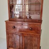 Library, mahogany secretary, mid-19th century