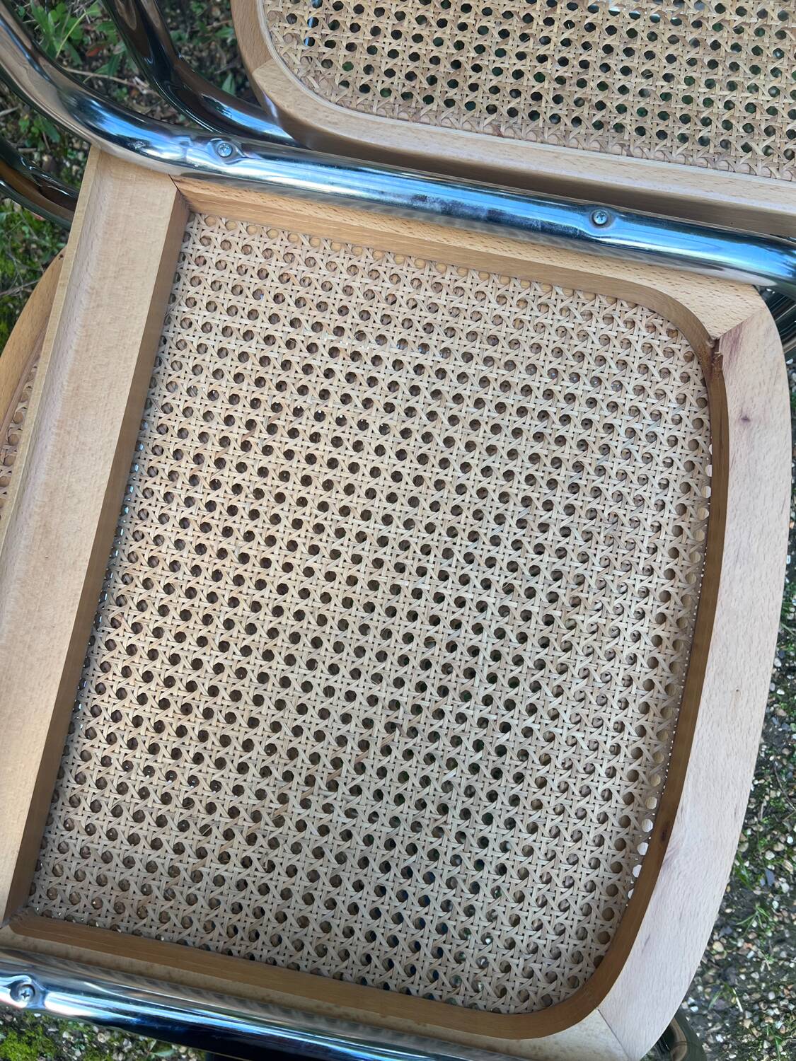 6 mid-century Marcel Breuer B32 Cesca chairs,