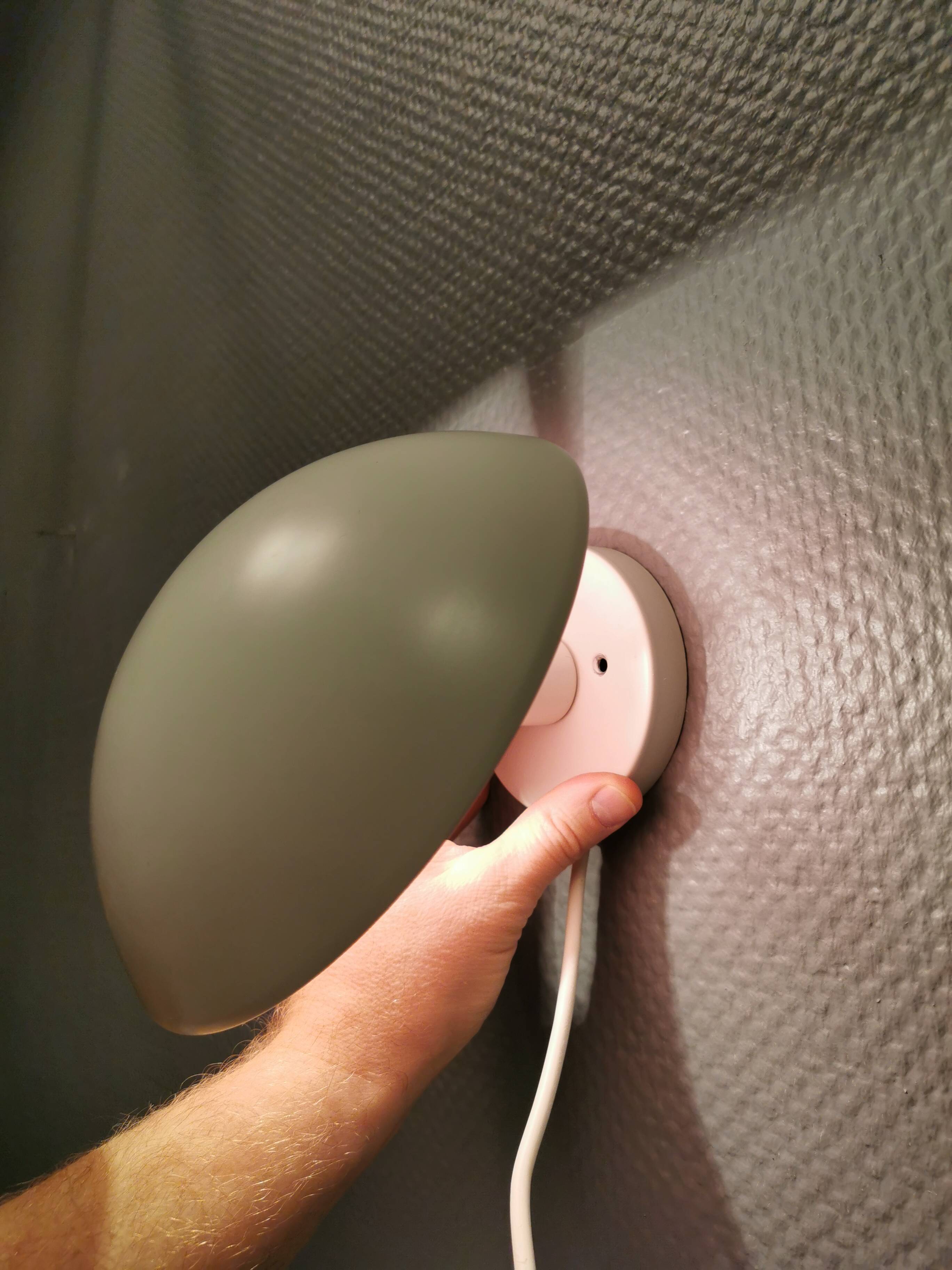 PH Wall lamp / Bedside lamp designed in 1961, model PH-HAT