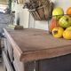 Rustic buffet with a patina