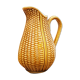 Vintage decanter ('60) pattern "grains of rice". Honey color. In perfect condition.
