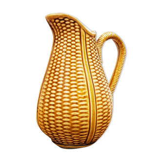 Vintage decanter ('60) pattern "grains of rice". Honey color. In perfect condition.