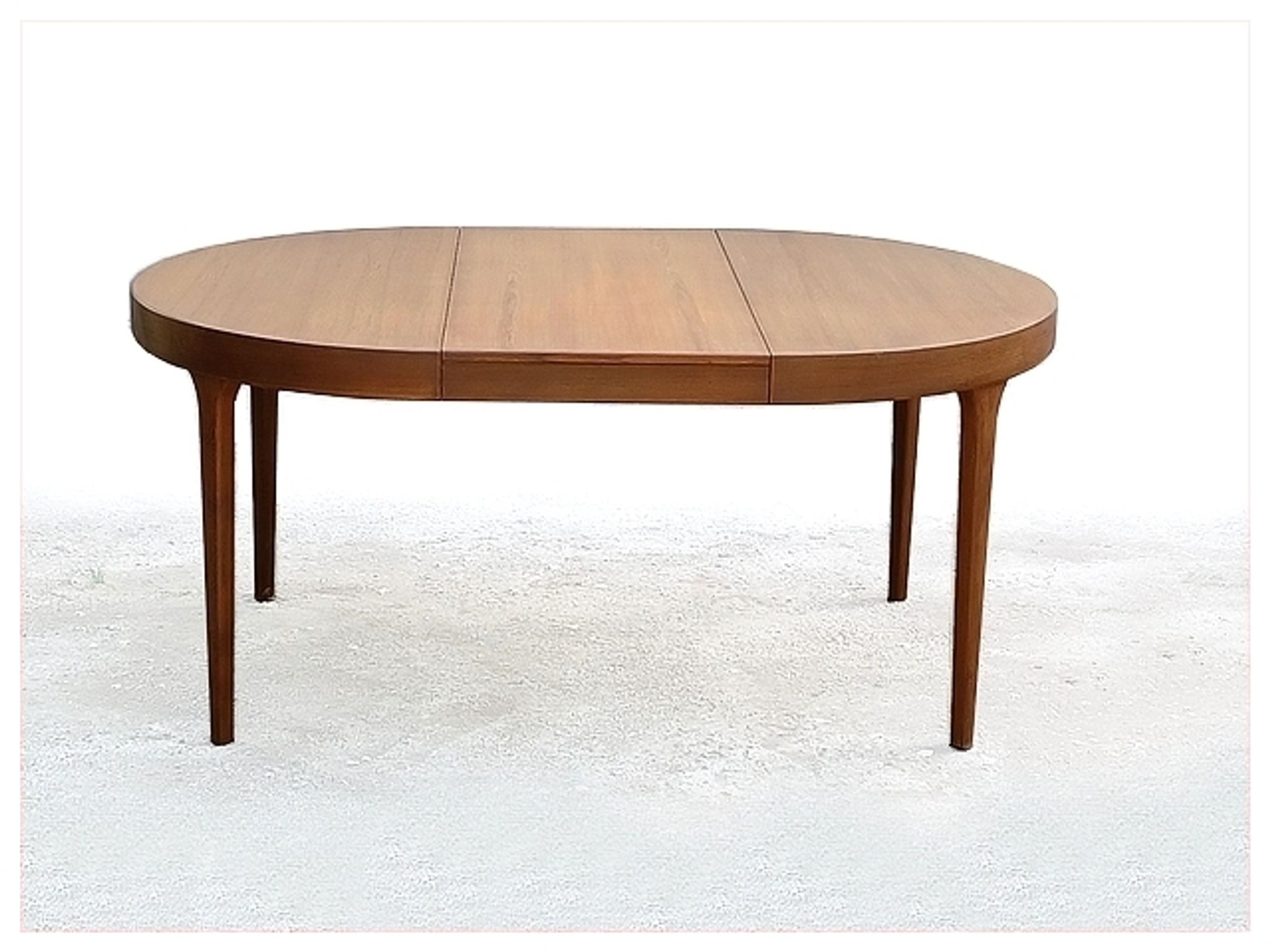 Danish round table by Oluf Th. Larsen Scandinavian teak vintage 1960