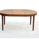 Danish round table by Oluf Th. Larsen Scandinavian teak vintage 1960